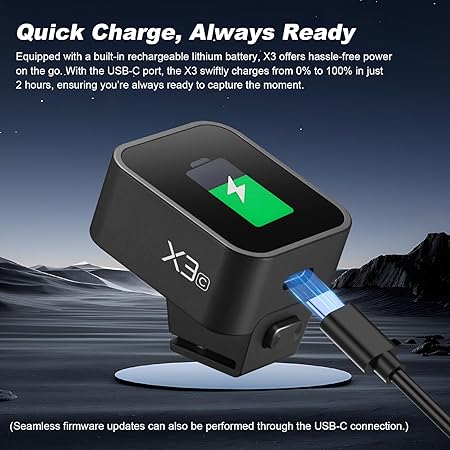 Godox X3C X3 C X3-C TTL Wireless Flash Trigger Compatible for Canon Camera, OLED Touchscreen Flash Transmitter,Built-in Lithium Battery+Quick Charge(Upgrade Version of X2T-C/Xpro-C/XProII-C) Godox X3C X3 C X3-C TTL Wireless Flash Trigger Compatible for Canon Camera, OLED Touchscreen Flash Transmitter,Built-in Lithium Battery+Quick Charge(Upgrade Version of X2T-C/Xpro-C/XProII-C)